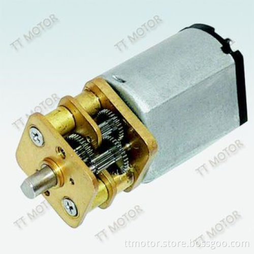 13mm 6v DC gear motor with gearbox for door lock